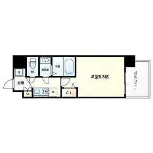 フォーリアライズ城東ネオス【5階】の間取り