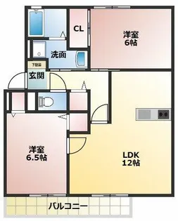 清滝苑II【2階】の間取り