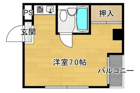 ハイツプリシア【2階】の間取り