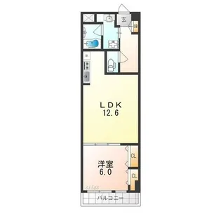 プールトゥジュール【5階】の間取り