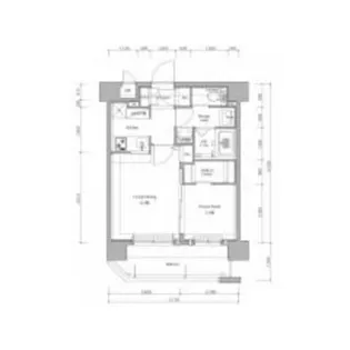ネストピア薬院東【4階】の間取り