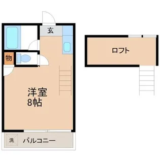 アビタ新道【203号室】の間取り