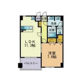 La・Riviere M【305号室】の間取り