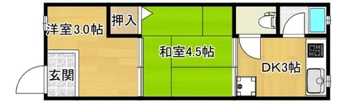 ミチハウス【1階】の間取り