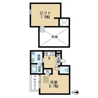 カユーハ大宮【1階】の間取り