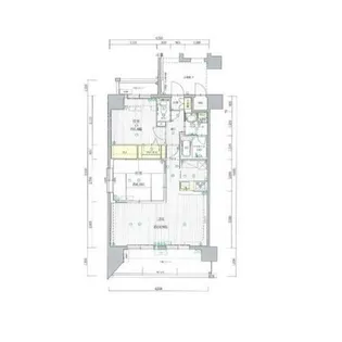 アトラスアルファーノ箱崎【701号室】の間取り