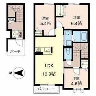 ソルジェンテ【0203号室】の間取り