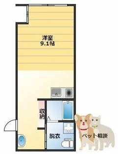 アペイロンナギサ【2階】の間取り