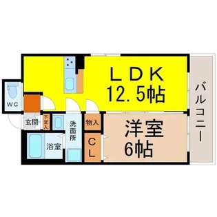 Ceres志賀本通【6階】の間取り
