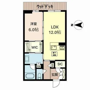 アリビオ エスパシオ【1階】の間取り