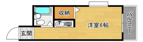 ウエストハイツ【2階】の間取り