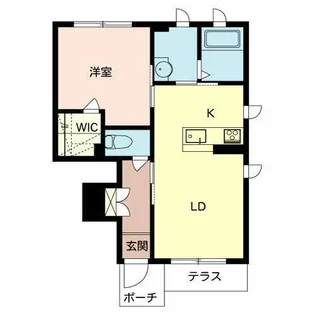 エスポワール【0105号室】の間取り