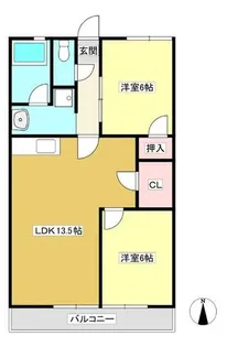 アネックス小林【301号室】の間取り