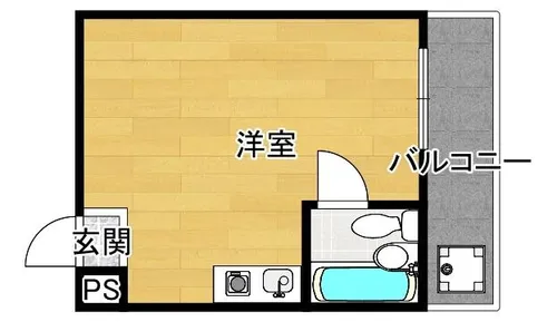 リバーサイドK【5階】の間取り