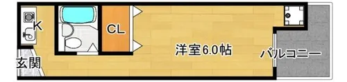 クレスト下新庄駅前【1階】の間取り