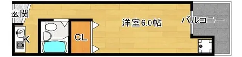 クレスト下新庄駅前【2階】の間取り