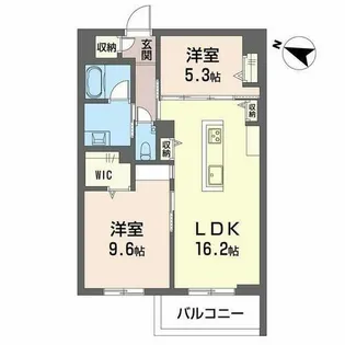 ザ リッツ大手町【0203号室】の間取り