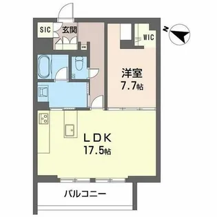 ザ リッツ大手町【0202号室】の間取り