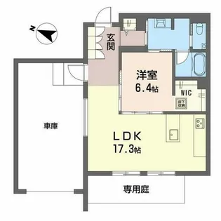 ザ リッツ大手町【0102号室】の間取り