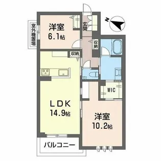 ザ リッツ大手町【0305号室】の間取り