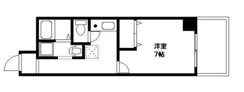IF都島【6階】の間取り