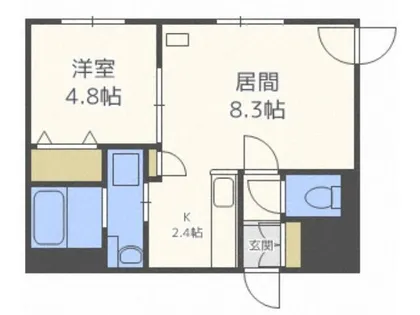felsenⅡ(フェルゼン2)【4階】の間取り