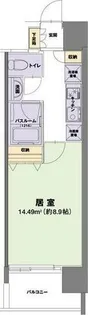 アーバンエース夕陽丘パル【10階】の間取り