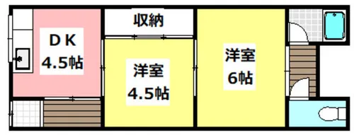 さくらコーポ【1階】の間取り