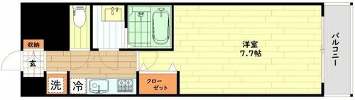 Luxe海老江Ⅱ【10階】の間取り