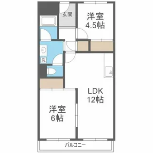ロイヤル千里丘【3階】の間取り