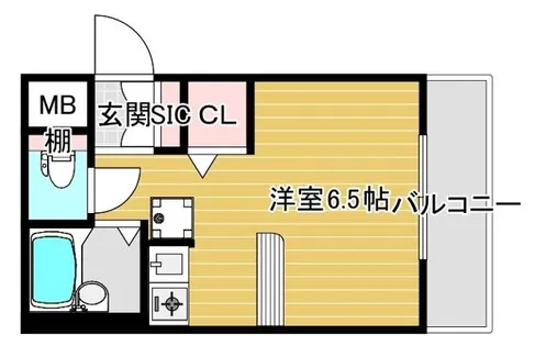 フェリシダ【3階】の間取り