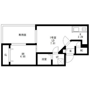 DESTINO Residencia715(ディスティーノレジデンシア【1階】の間取り