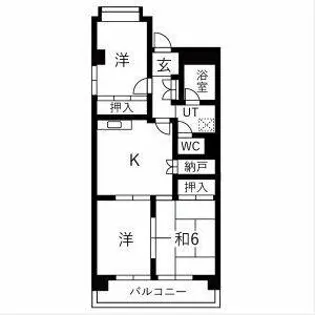 シャンポール幹Ⅰ【303号室】の間取り