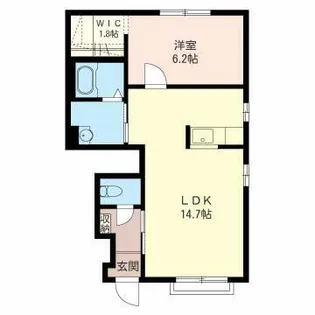 ラヴィ【00102号室】の間取り