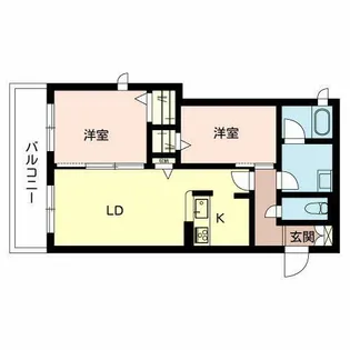 メゾン ド レイスト【0205号室】の間取り