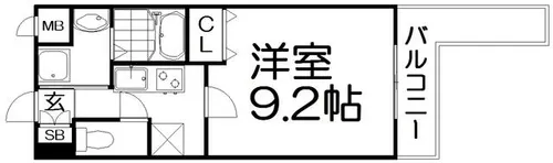 メルベーユ【4階】の間取り