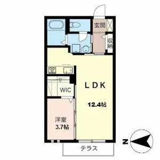 シティハウス住吉【0102号室】の間取り