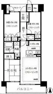 aLATO白壁東【4階】の間取り