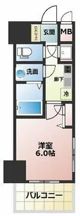 Dimus新大阪【4階】の間取り