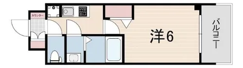プレサンス神戸長田マリエント【3階】の間取り