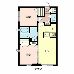 Bay Regina【0103号室】の間取り