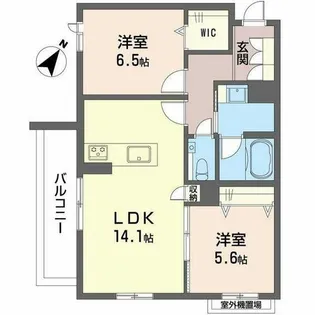 アーデルドルフ一社【0301号室】の間取り
