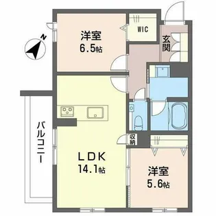 アーデルドルフ一社【0201号室】の間取り