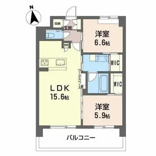 GRAND COURT【0202号室】の間取り