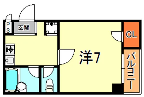 シェトワ大石【4階】の間取り