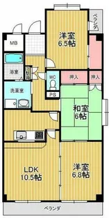 ヴァンベール徳重【4階】の間取り