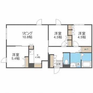 ビラ・ソラシア【3階】の間取り