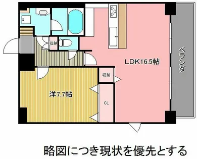 パルティール覚王山【11階】の間取り