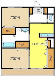 シエロセレーノ【2階】の間取り