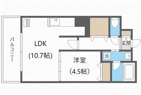 JP noie 円山表参道【10階】の間取り